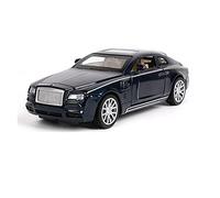Scale Diecast Model Model Car 1 32 Alloy For Rolls-Royce Pull Back Sound And Light Model Diecast Toy Car Simulation Collection Toy Pre-Built Model Motor Vehicles(Black)