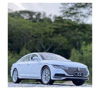 Scale Diecast Model Simulation Car Model 1 32 Alloy Diecast Car Model For Volkswagens CC Coupe Pull Back Sound And Light Metal Pre-Built Model Motor Vehicles(White)