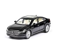 Scale Diecast Model Simulation Car Model 1 32 Alloy Diecast Car Model For Volkswagens CC Coupe Pull Back Sound And Light Metal Pre-Built Model Motor Vehicles(Black)