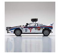 Scale Finished Model Car 1:18 For Lancia Rally 037 1984 Safari # 7 Diecast Alloy Racing Car Model Adult Collection Display Ornaments Miniature Replica Car
