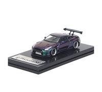 Scale Finished Model Car 1/64 For Nissan GT-R R35 Diecast Alloy Sports Car Model Simulation Toy Vehicle Collectible Ornament Souvenir Miniature Replica Car