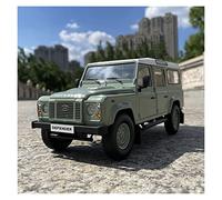 Scale Finished Model Car Boutique 1:18 For Land Rover Defender 110 Off-road Replica Car Diecast Car Model Adult Collectionr Toy Car Miniature Replica Car (Color : Green)