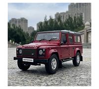 Scale Finished Model Car Boutique 1:18 For Land Rover Defender 110 Off-road Replica Car Diecast Car Model Adult Collectionr Toy Car Miniature Replica Car (Color : Red)