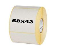 Scale Labels - 58mm x 43mm, Works with Scales: CAS/Dibal/Bizerba/Avery Berkel, Application: Meat, Fruits, Vegetables, Cold Meat, Cakes, Pastry (24)