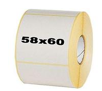 Scale Labels - 58mm x 60mm, 24 Rolls, 19200 Labels, Works with Scales: CAS/Dibal/Bizerba/Avery Berkel, Application: Meat, Fruits, Vegetables, Cold Meat, Cakes, Pastry