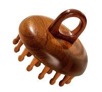 Scale Massorator | Natural Wood Sandalwood Comb | 28 Teeth Hair Brush | Multifunctional Head Scalp Brush | Body Meridian Massage Tool By