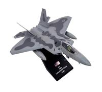 scale model 1/100 Scale Alloy Fighter Model For F22 Air Force Raptor Model Toy Miniature Model Aircraft Collectible single plane