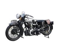 Scale model 1:12 Scale For BROUGH SUPERIOR SS 100 Motorcycle Model Kit Static Die Casting Collection Ornaments Collectible ornaments