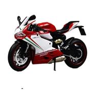 Scale model 1:12 Scale For Ducati 1199 V4S Motorcycle Model Kit Red Light Version Collection Ornaments Collectible ornaments