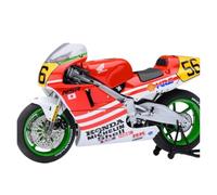 Scale model 1:12 Scale For HONDA NSR500 BARIBARI Motorcycle Model Kit Red Static Die Casting Collection Ornaments Collectible ornaments