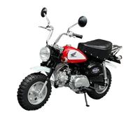 Scale model 1:12 Scale For Monkey 125 Motorcycle Model Kit Red Static Die Casting Collection Ornaments Collectible ornaments