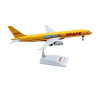 scale model 1:200 Scale Collectible Model For DHL Aviation Boeing B757-200PCF Die-cast Metal Airplane Model G-DHKF With Stand single plane