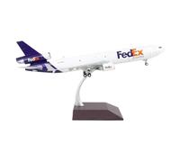 scale model 1/200 Scale For FedEx McDonnell Douglas MD-11F N584FE Diecast Cargo Aircraft Alloy Collectible Model single plane