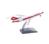scale model 1:200 Scale Prefabricated Model For TWA WORLD Boeing B727-100 Jet Aircraft Model N891TW With Stand single plane