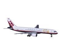 scale model 1:400 Scale Aircraft Replica For GJTWA1982 TWA 757-200 N725TW Die-cast Model Metal Miniature Toy Airplane single plane