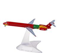 scale model 1:500 Scale For 535724 Danish Air Transport MD-83 OY-RUE Alloy Metal Airplane Model Souvenir Collection Red single plane
