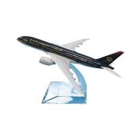scale model 16cm Aircraft Toy For Royal Jordanian Boeing 787 Metal Aircraft Model 1:400 Scale Prefabricated Model Aircraft single plane