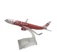 scale model 20cm Airplane Toy Children Gift For AirAsia A320 Alloy Metal Airplane Model 1:300 Scale Prefabricated Model single plane(16CM asia B737)
