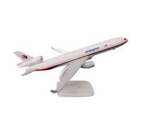 scale model 20cm Die-cast Metal MD-11 Alloy Airplane Model McDonnell Douglas Scale Toy Airplane Kit For Boys Aviation Aircraft single plane(Malaysia)