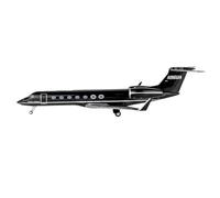 scale model Alloy 1:200 Scale Model Aircraft For Under Armour Gulfstream G550 Die-cast Jet Aircraft Model N96UA single plane