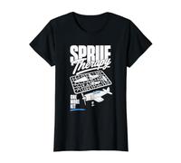 Scale Model Building Sprue Therapy Value Graphic T-Shirt, Women, Black, S