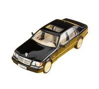 Scale Model Car Replica 1:24 Scale 21cm Long Alloy Diecast Metal Car Model For Benz W140 320SEL Simulation Vehicles Collection Ornaments Motor Vehicles(Black)