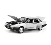 Scale Model Car Replica 1:24 Scale Alloy Car Diecast Metal Model For Volkswagen Santana Fashionable Style Mini Luxury Ornaments Motor Vehicles(White)