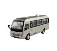 Scale Model Car Replica 1:24 Scale Alloy Diecast Mini Simulated Car Model For Toyota Coaster Metal Precious Souvenir Exhibits Motor Vehicles(Gold)