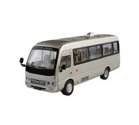 Scale Model Car Replica 1:24 Scale Alloy Diecast Simulation Model Vehicles For Toyota Coaster Static Luxurious Collection Exhibits Motor Vehicles(Gold)