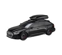 Scale Model Car Replica 1:24 Scale Miniature Alloy Diecast Car Static Model For Audi RS6 Avant Station Wagon Luxury Commemorative Ornaments Motor Vehicles(Black)
