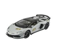 Scale Model Car Replica 1:24 Scale Zinc Alloy Diecast Metal Car Model For Lamborghini Aventador SVJ63 Miniature Static Adult Collectibles Hobby Motor Vehicles(Titanium)