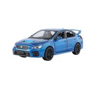 Scale Model Car Replica 1:30 Scale 15cm Long Alloy Diecast Metal Car Model For Subaru WRX STI Simulation Vehicles Collection Ornaments Motor Vehicles(Blue)