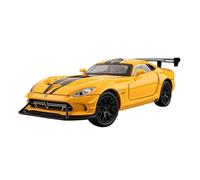 Scale Model Car Replica 1:32 Scale 15cm Long Alloy Diecast Metal Car Model For Dodge Viper Collectible Commemorative Ornaments Motor Vehicles(Yellow)