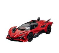 Scale Model Car Replica 1:32 Scale Alloy Diecast Metal Car Model For Apollo Project EVO Luxury Collectible Commemorative Ornaments Motor Vehicles(Red)