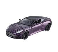 Scale Model Car Replica 1:32 Scale Alloy Diecast Metal Car Model For Aston Martin DB12 Simulation Vehicles Mini Collection Ornaments Motor Vehicles(Purple)