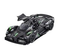 Scale Model Car Replica 1:32 Scale Alloy Diecast Metal Car Model For Aston Martin Valkyrie Simulation Vehicles Mini Collection Ornaments Motor Vehicles(Black)