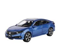 Scale Model Car Replica 1:32 Scale Alloy Diecast Mini Simulated Car Model For Honda Civic Type-R Metal Precious Souvenir Exhibits Motor Vehicles(Blue)