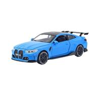 Scale Model Car Replica 1:32 Scale Simulation Alloy Diecast Metal Car Model For BMW M4 Miniature Collectibles Ornaments Motor Vehicles(Blue)