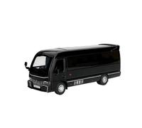 Scale Model Car Replica 1:32 Scale Simulation Alloy Diecast Metal Car Model For Toyota Coaster Static Desktop Collectible Ornaments Motor Vehicles(Black)