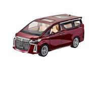 Scale Model Car Replica 15cm Scale Finished Model Car 1/32 For Toyota Alphard Luxury Business Car Collectible Die Cast Vehicles Motor Vehicles(Red)
