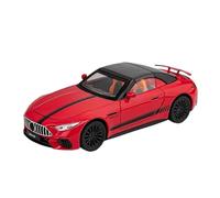 Scale Model Car Replica 20cm Long 1:22 Scale Simulated Alloy Diecast Metal Car Model For Benz SL63 Collectible Ornaments Motor Vehicles(Red)