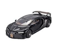 Scale Model Car Replica 26cm Long 1:18 Scale Alloy Diecast Metal Model Vehicles For Bugatti Chiron Static Trendy Collectibles Motor Vehicles(Black)