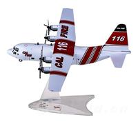 scale model Collectible Model For 571470 CAL Fire C-130H 116 Diecast 1:200 Scale Aircraft Model Single Plane single plane