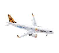 scale model Collectible Model For Taiwan Tiger Airways A320neo Diecast 1:200 Scale Aircraft Model B-50021 With Stand single plane