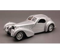 SCALE MODEL COMPATIBLE WITH BUGATTI ATLANTIC 1936 SILVER 1:24 BURAGO BU22092S