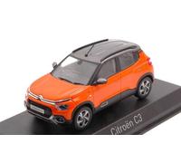 SCALE MODEL COMPATIBLE WITH CITROEN C3 (INDIAN MARKET) 2021 ORANGE & GREY ROOF 1:43 NOREV NV155222