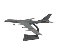 scale model Diecast 1:100 1:144 Bomber Military Model For H6 Fighter Alloy Metal Aircraft Collection Model Decoration single plane(1 100)