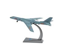 scale model Diecast 1:100 1:144 Bomber Military Model For H6 Fighter Alloy Metal Aircraft Collection Model Decoration single plane(1 144)