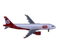 scale model Diecast 1:400 Scale Model Aircraft For LH4097 Niki Aviation A320 D-ABHH Alloy Material Miniature Model single plane