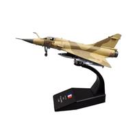 scale model For 1:100 Scale Toy Airplane Mirage 2000 Die-cast Airplane Fighter Model Static Finished Product Ornaments Display Hobby single plane